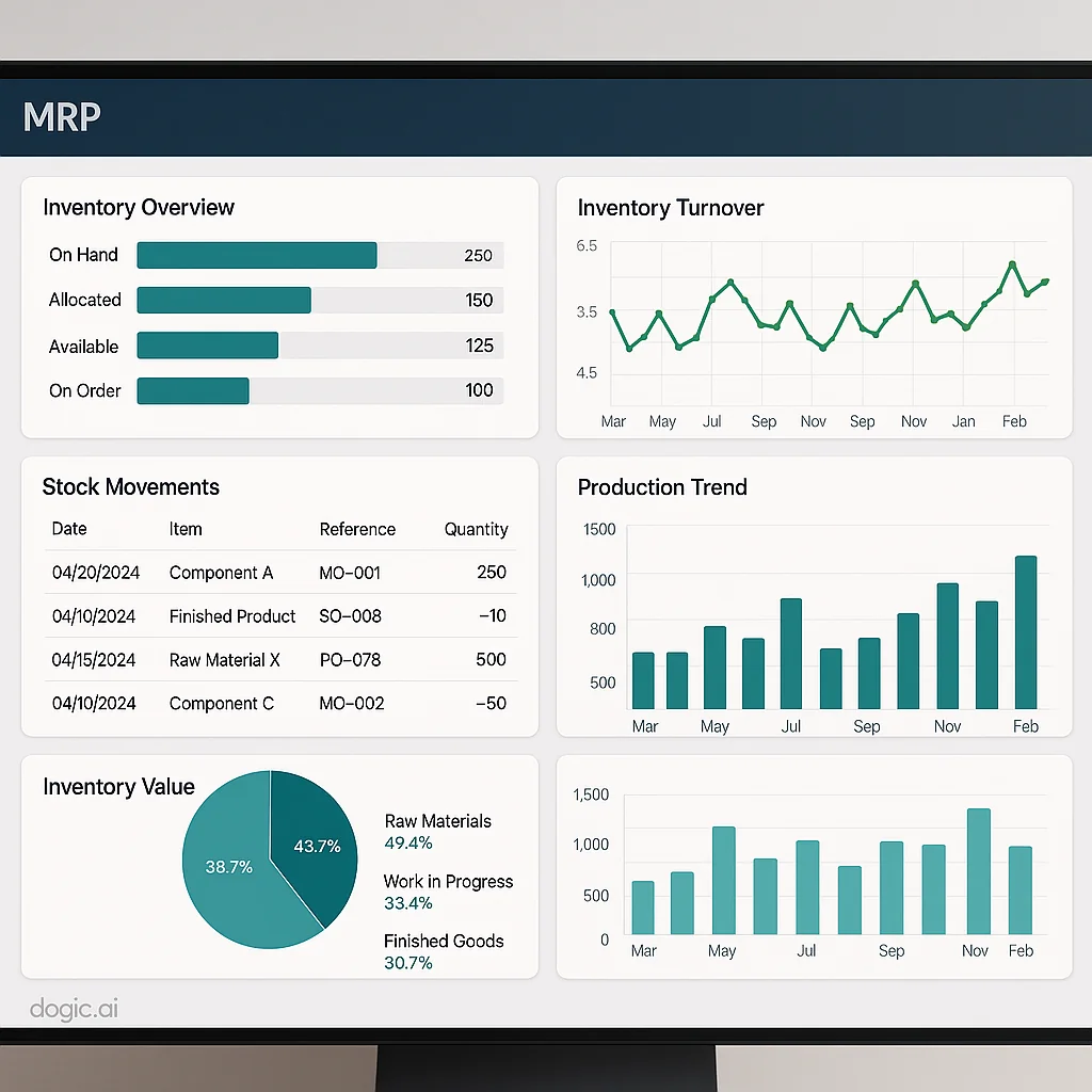 نرمافزار برنامهریزی تولید (MRP): راهنمای انتخاب و پیادهسازی گامبهگام